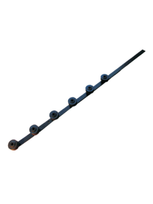 6-Line Flat Bar Black - Straight