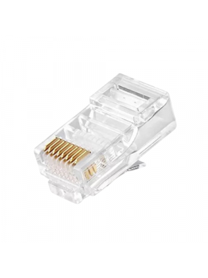 CCTV - RJ45 CAT5/6 PLUG - Unshielded - Clear