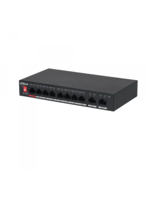 DAHUA - 10-port Switch 8-port POE 2-Uplink Port