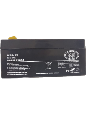 3Ah Battery - 12V Sealed Lead-acid (Centurion)